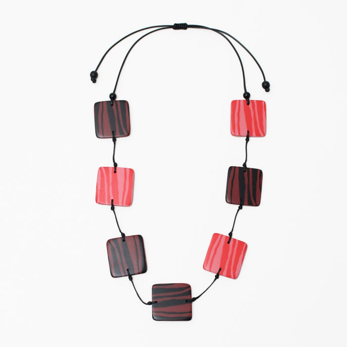 Square Resin Claire Necklace - Sylca Designs - Chunky Jewelry