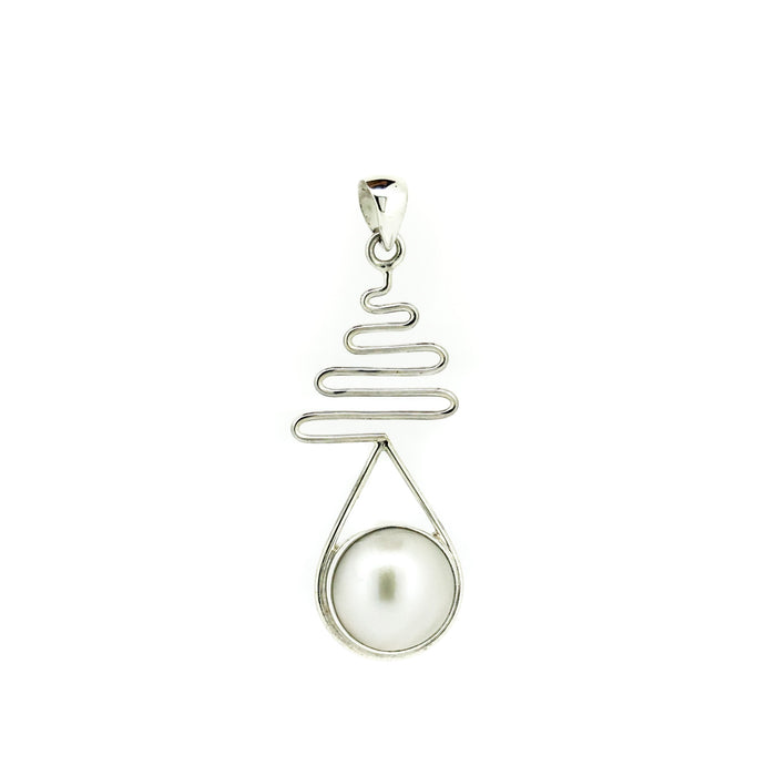 Staircase to the Moon Mabe Pearl Pendant
