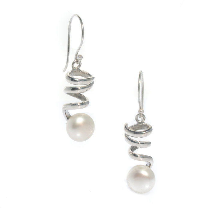 pearl staircase to the moon earrings