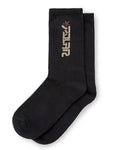 Star Socks - Black/Brown