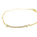 “Stardust freshwater pearl gold vermeil necklace designed in Broome Western Australia”