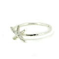 silver starfish ring
