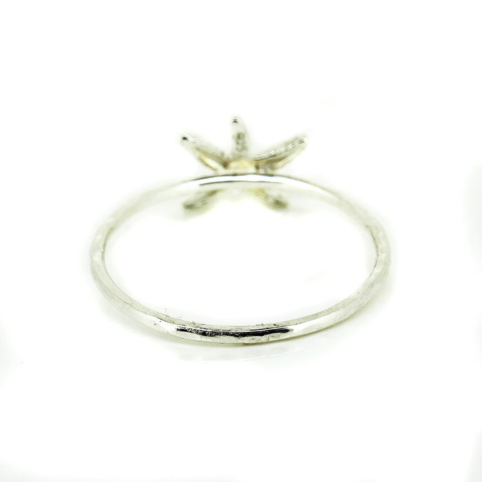 silver starfish ring