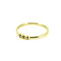 Stars Align Ring Cubic Zirconia Gold