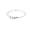 dainty silver sparkly ring