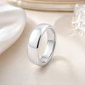 Sterling Silver Classic Dome Wedding Band – 6 mm
