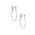 Rice pearl earrings