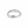 DOUBLE BAND SILVER RING