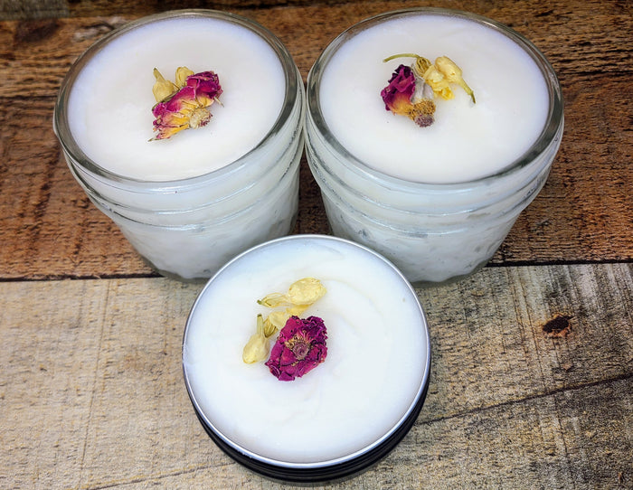Sweet Floral Hand & Foot Tallow Cream - Lavender + Vanilla + Jasmine + Geranium + Rose