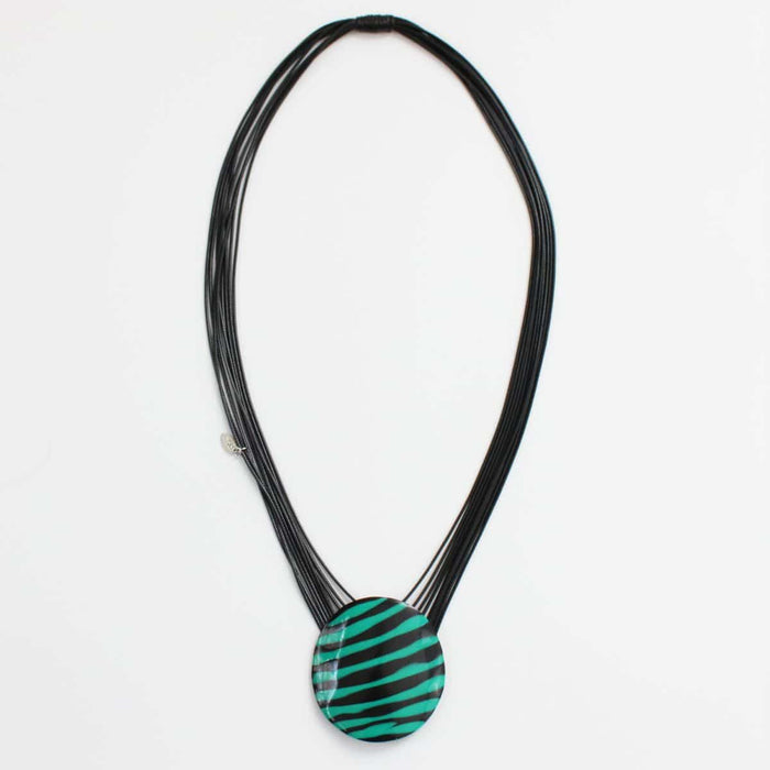 Sydney Pendant Necklace Green - Sylca Designs - Chunky Jewelry