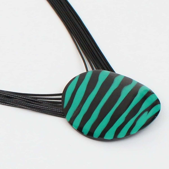 Sydney Pendant Necklace Green - Sylca Designs - Chunky Jewelry