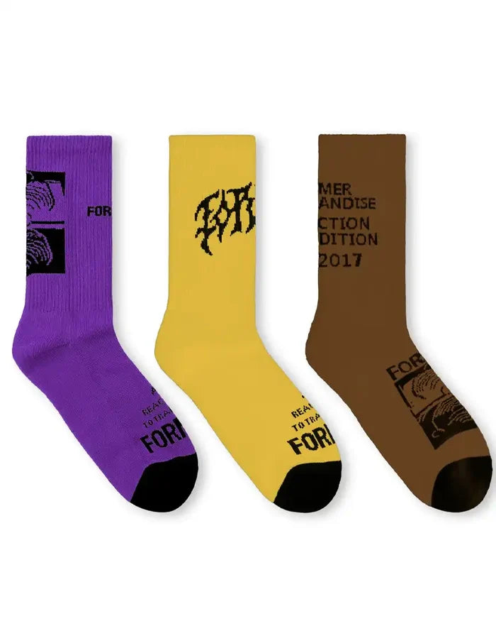 System 3 Pack Socks - Multi