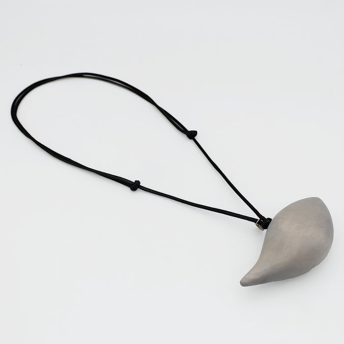 Taupe Robin Pendant Necklace