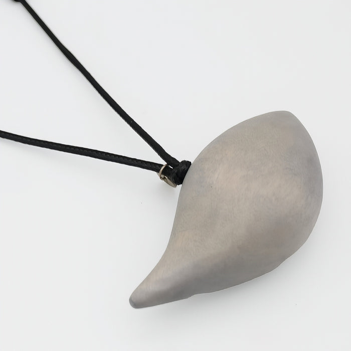 Taupe Robin Pendant Necklace