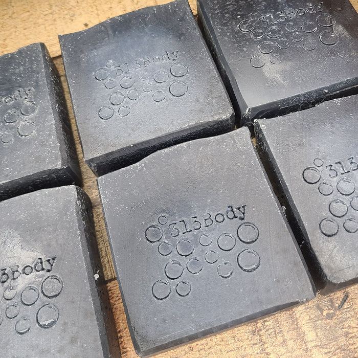 Tea Tree & Charcoal Handmade Soap with Cocoa Butter and Tamanu Oil