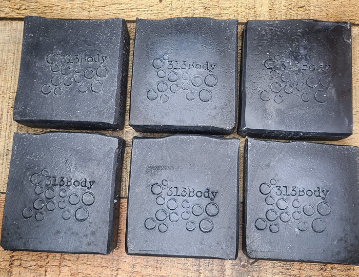 Tea Tree & Charcoal Handmade Soap with Cocoa Butter and Tamanu Oil