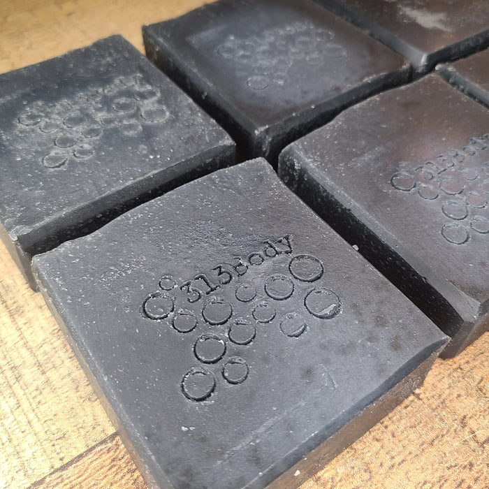 Tea Tree & Charcoal Handmade Soap with Cocoa Butter and Tamanu Oil