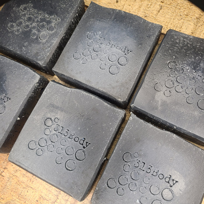 Tea Tree & Charcoal Handmade Soap with Cocoa Butter and Tamanu Oil