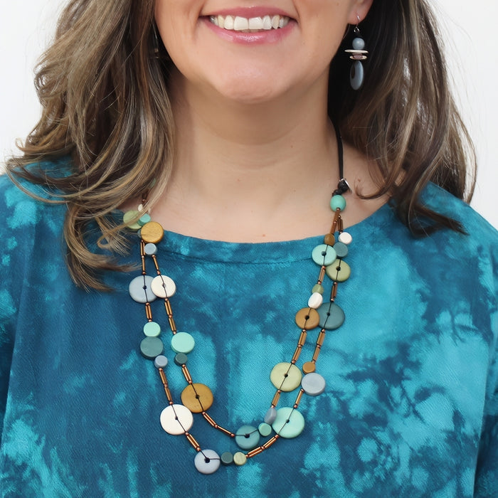 Teal Cerelia Splendor Necklace