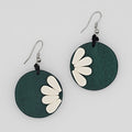Teal He Loves Me Earrings - Sylca Designs - Chunky Jewelry