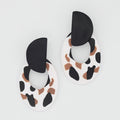Terra Noir Statement Stud Earrings - Sylca Designs - Chunky Jewelry