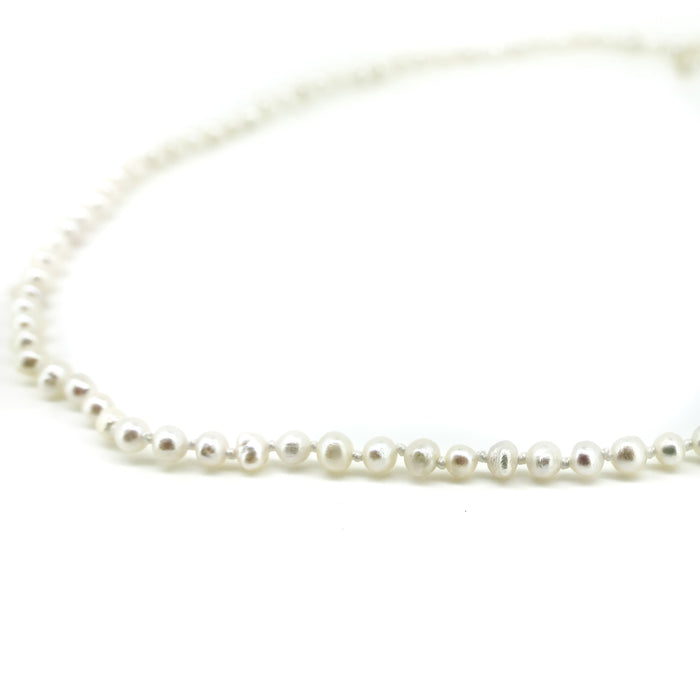 The Coast Pearl Necklace Silver