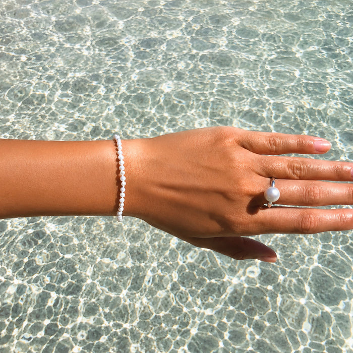 The Coast Seed Pearl Bracelet Silver | Sterling Silver Pearl Jewellery Australia