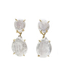 Timeless Coin Shaped Freshwater Pearl Stud Earrings QE020