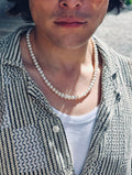 Timeless Freshwater Pearls Mens Necklace MEN09