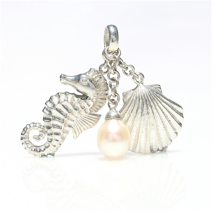 Treasures of the Sea Pearl Pendant Silver