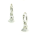 tropical pearl sleeper earrings