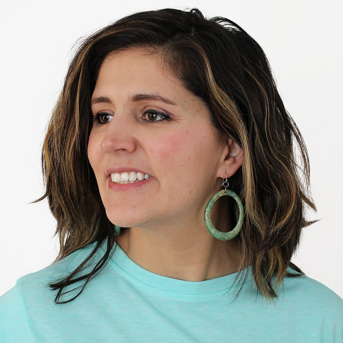 Turquoise Daniella Earrings - Sylca Designs - Chunky Jewelry