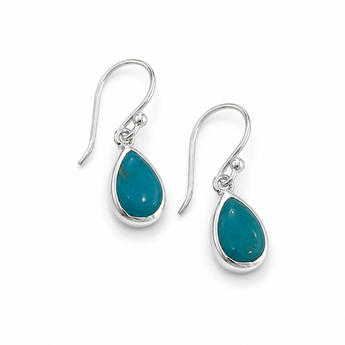 Turquoise Dew Drops Hooks Large