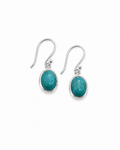 Turquoise Oval Hooks Large