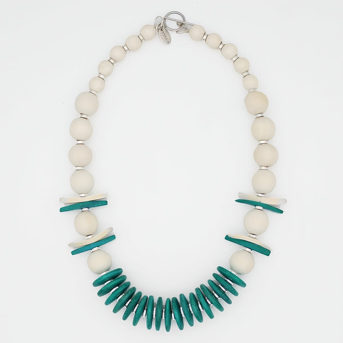 Turquoise Skylar Coastal Aura Necklace - Sylca Designs - Chunky Jewelry
