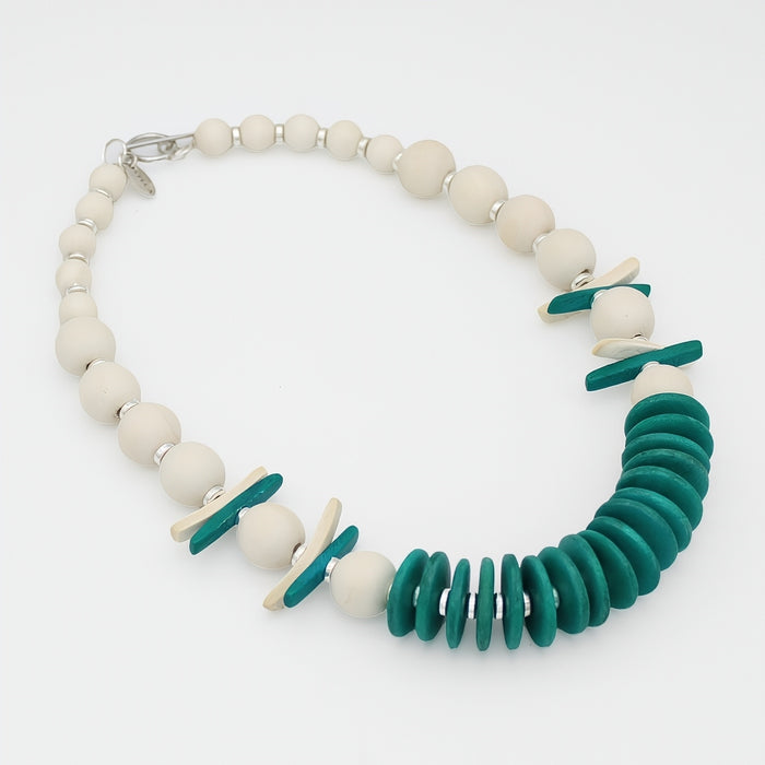 Turquoise Skylar Coastal Aura Necklace - Sylca Designs - Chunky Jewelry