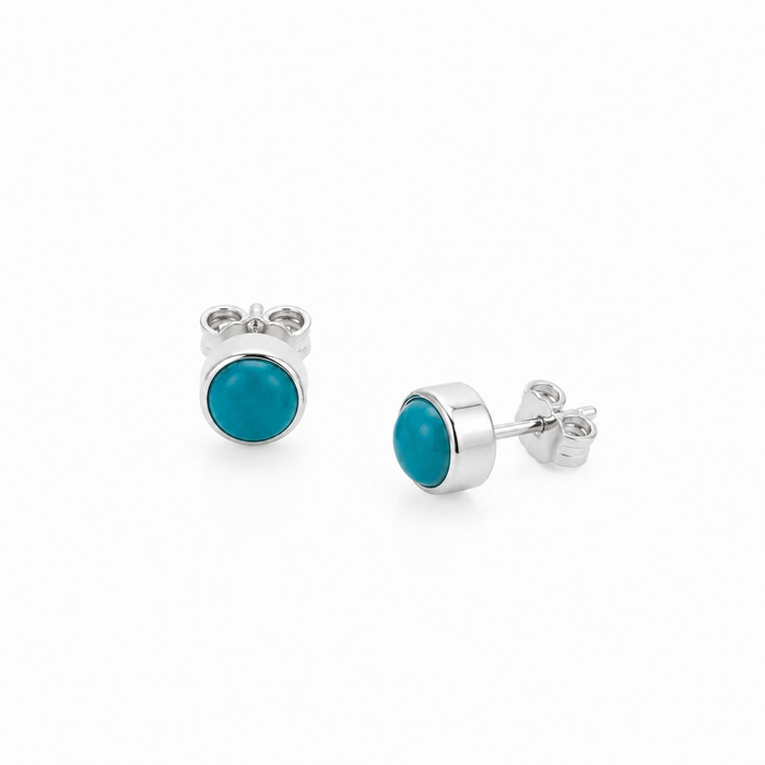 Turquoise Studs 6mm