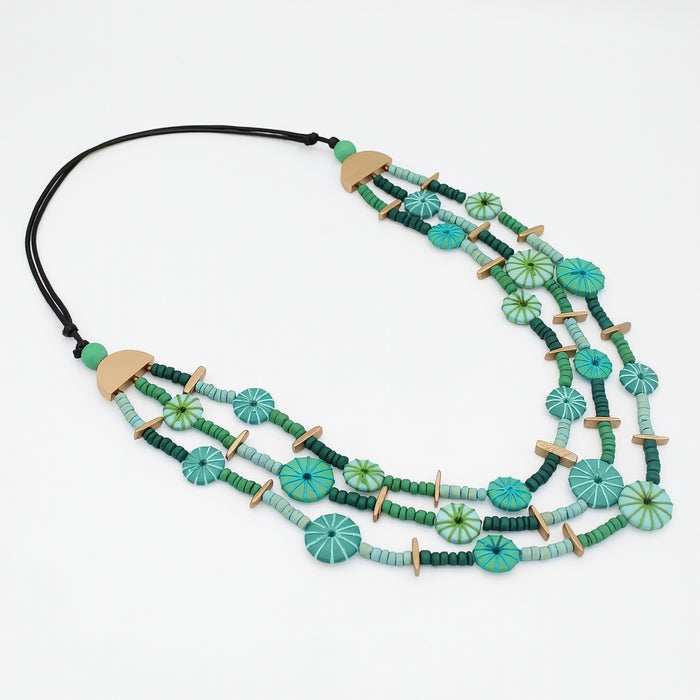 Turquoise Teagan Triple Necklace