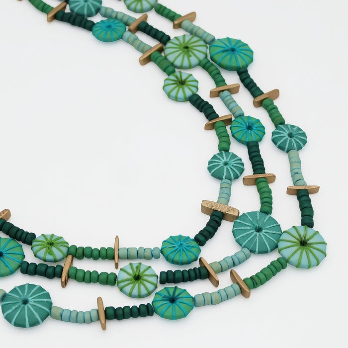 Turquoise Teagan Triple Necklace