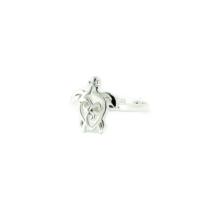silver turtle ring inspired by Broome estern Australia