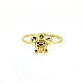 gold turtle ring