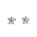 Sterling silver turtle studs