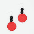Velvet Red Drop Earring