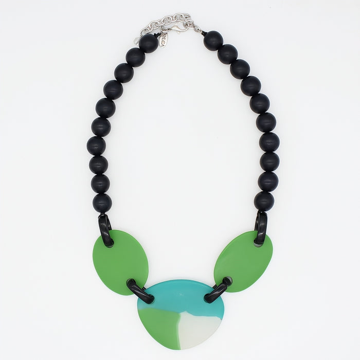 Verdelune Statement Necklace - Sylca Designs - Chunky Jewelry