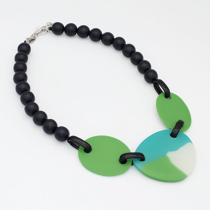 Verdelune Statement Necklace - Sylca Designs - Chunky Jewelry