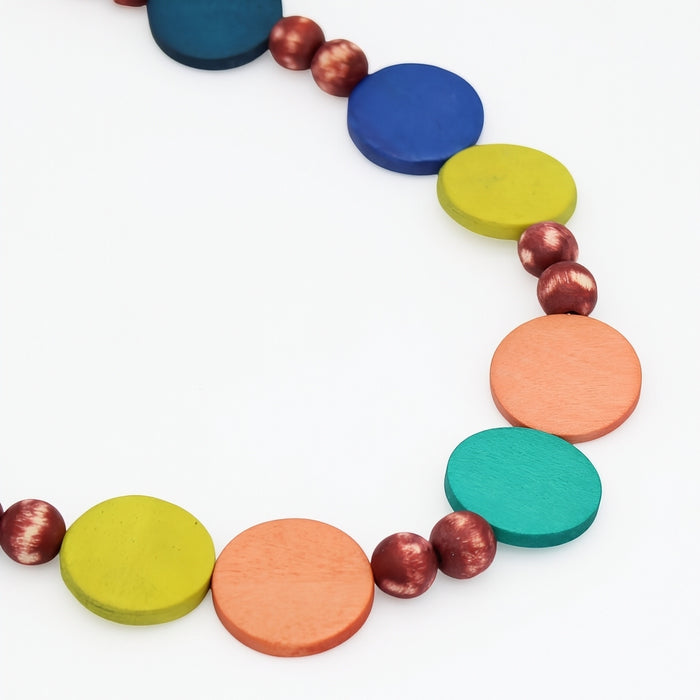 Vibrant Multi Color Alma Necklace