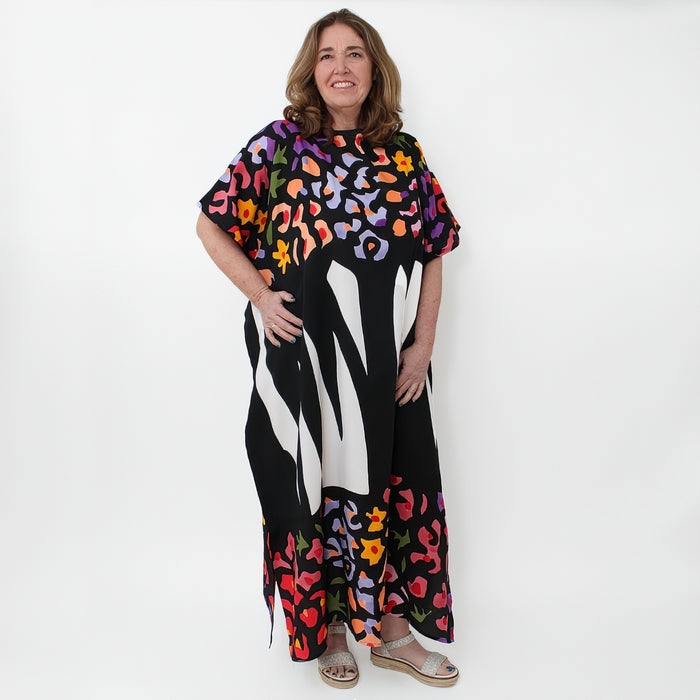 Vibrant Wildflower Maxi Dress - Sylca Designs - Chunky Jewelry