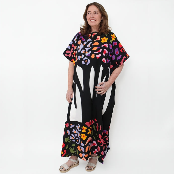 Vibrant Wildflower Maxi Dress - Sylca Designs - Chunky Jewelry