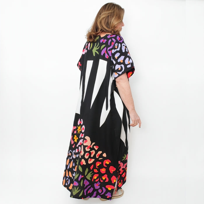 Vibrant Wildflower Maxi Dress - Sylca Designs - Chunky Jewelry