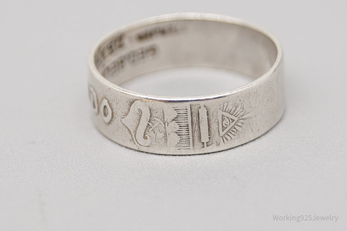 Vintage Denver Colorado Sterling Silver Ring - Size 7.25